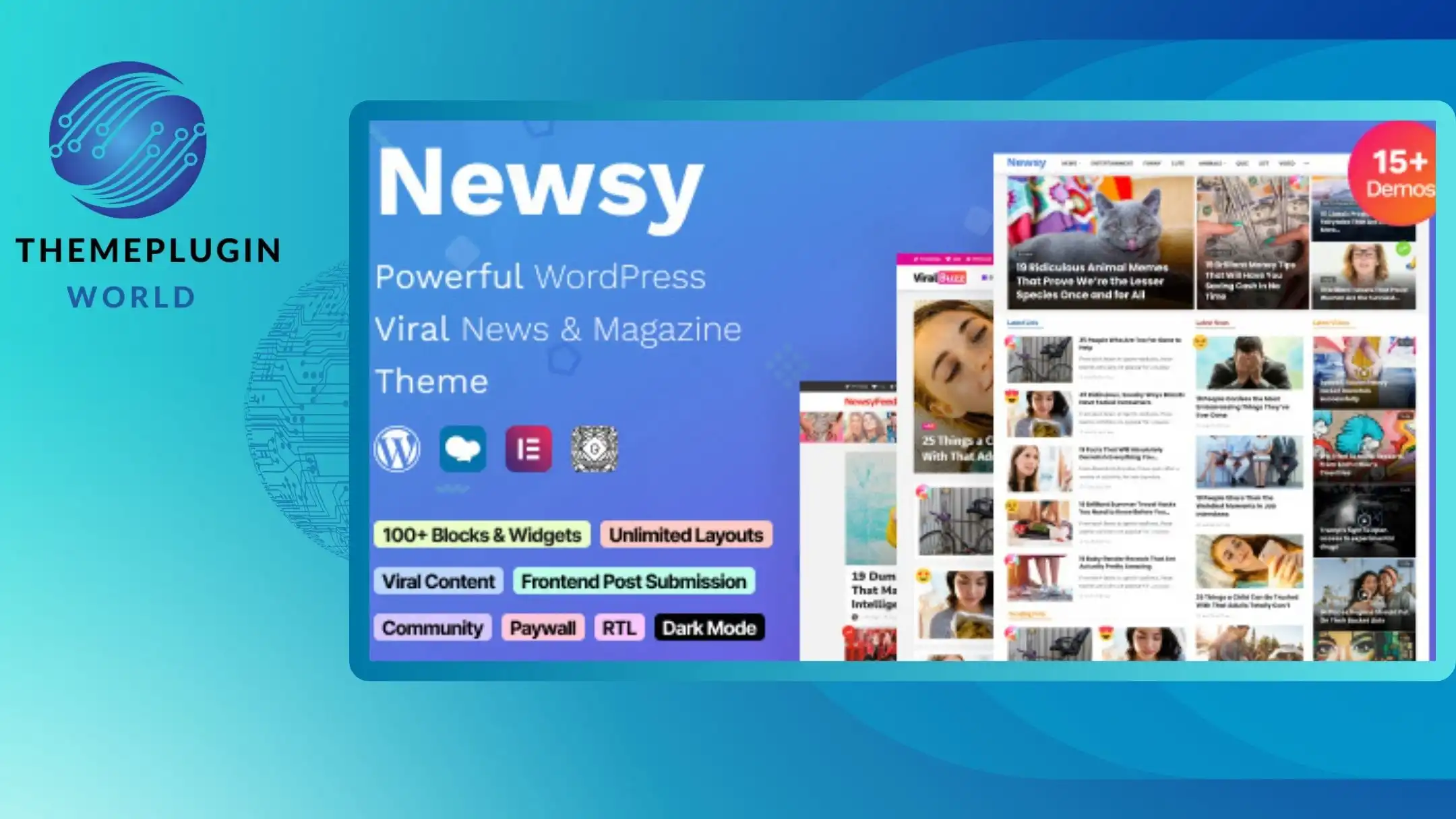 Newsy – Viral News and Magazine WordPress Theme